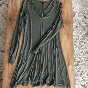 Army Green Express Dress